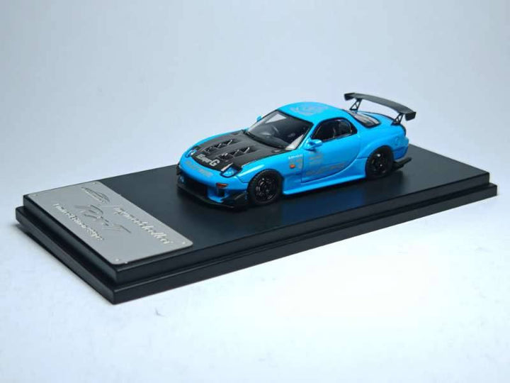 Model Collect 1:64 Mazda RX-7 (FD3S) Blue RE Amemiya Livery MC640012G