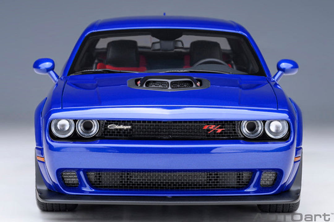 AUTOart 1:18 Dodge Challenger RT Scat Pack 2022 - Indigo Blue 71772