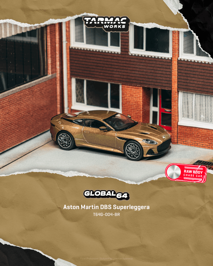 [Preorder] Tarmac Works 1:64 Aston Martin DBS Superleggera Brown Metallic T64G-004-BR