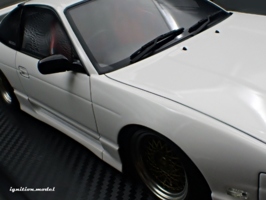 Ignition Model 1:18 Nissan 180SX TYPE X (RPS13) White IG3763 Ignition Model 1:18 Nissan 180SX TYPE X (RPS13) White IG3763