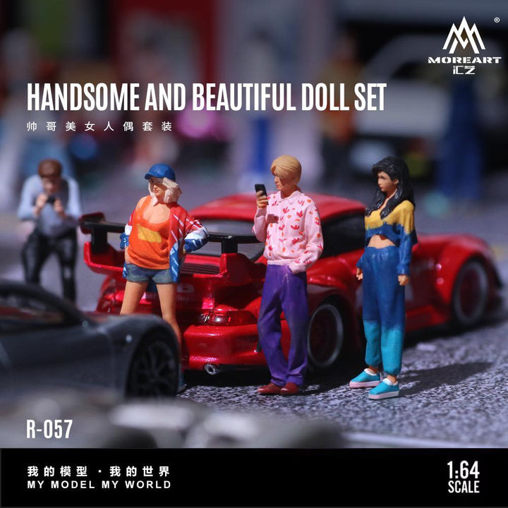 MoreArt 1:64 Handsome and Beautiful Doll Set MO223057