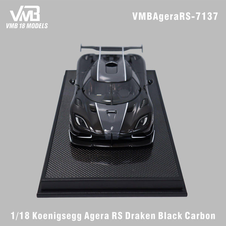 VMB 1:18 Koenigsegg Agera RS Blue Carbon and Agera Draken Black Carbon (2 Colours) VMBAgeraRS-7149