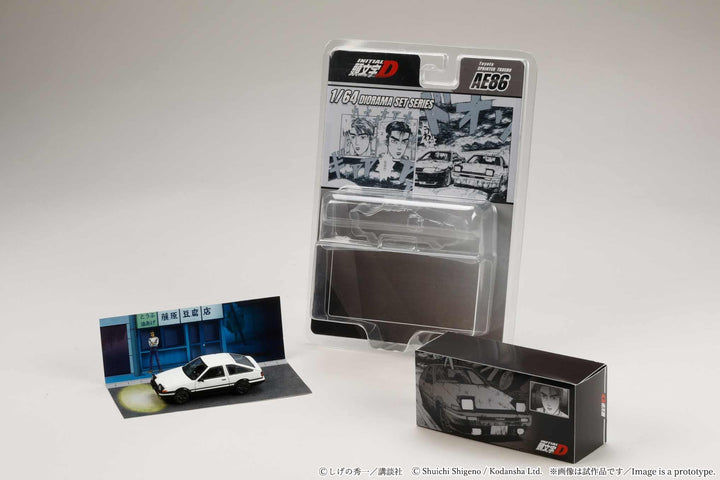 [Preorder] Hobby Japan 1:64 Toyota SPRINTER TRUENO (AE86)/ INITIAL D Takumi Fujiwara  VS Takeshi Nakazato HJDMD001C