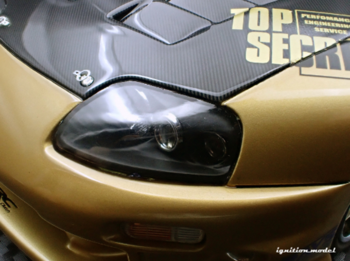 [Preorder] Ignition Model 1:18 TOP SECRET GT300 Supra (A80) Gold IG3743