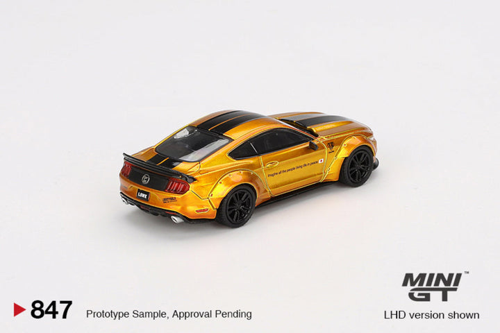 [Preorder] MINIGT 1:64 LB-WORKS FORD MUSTANG LB Gold MGT00847