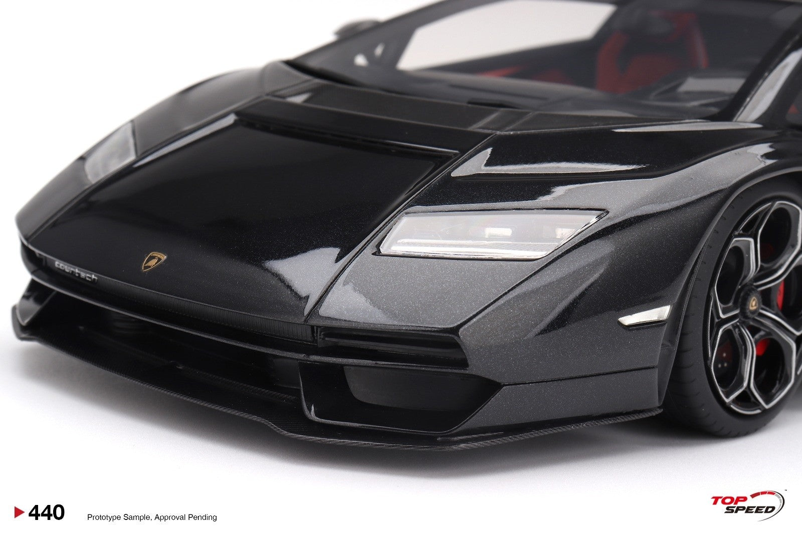 ミニカー Top Speed 1/18 Lamborghini Countach Preorder] Topspeed 1:18 Lamborghini Countach LPI 800-4 Nero Maia