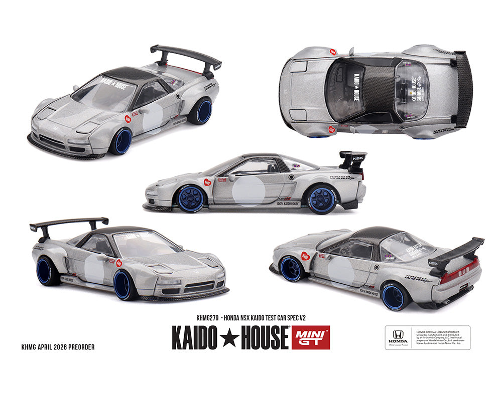 Preorder] Kaido House x Mini GT Honda NSX Kaido Test Car Spec V2