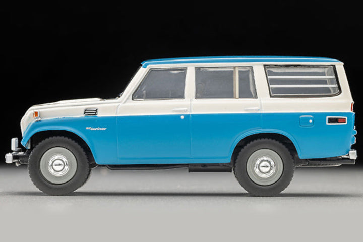 Tomytec Tomica Limited Vintage LV-104d – Toyota Land Cruiser FJ56V In Weiß/Blau – Fertiges Modell Im Maßstab 1:64 – Sammlerstück Tomytec Tomica Limited Vintage LV-104d – Toyota Land Cruiser FJ56V In Weiß/Blau – Fertiges Modell Im Maßstab 1:64 – Sammlerstück