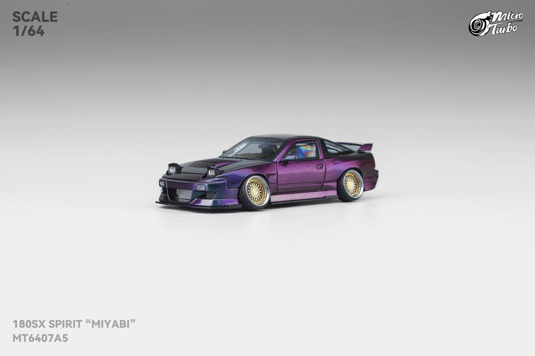 [Preorder] Microturbo 1:64 Nissan 180SX Spirit "MIYABI" Chameleon MT6407A5