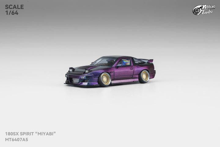 [Preorder] Microturbo 1:64 Nissan 180SX Spirit "MIYABI" Chameleon MT6407A5