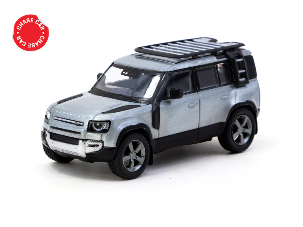 Tarmac Works 1:64 Land Rover Defender 110 Grey Metallic T64G-020-GY