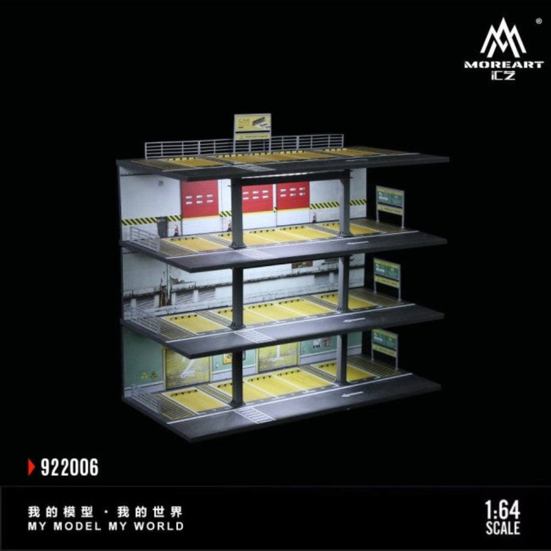 [Preorder] MoreArt 1:64 Simulation model of steel frame style garage series assembly MO922006