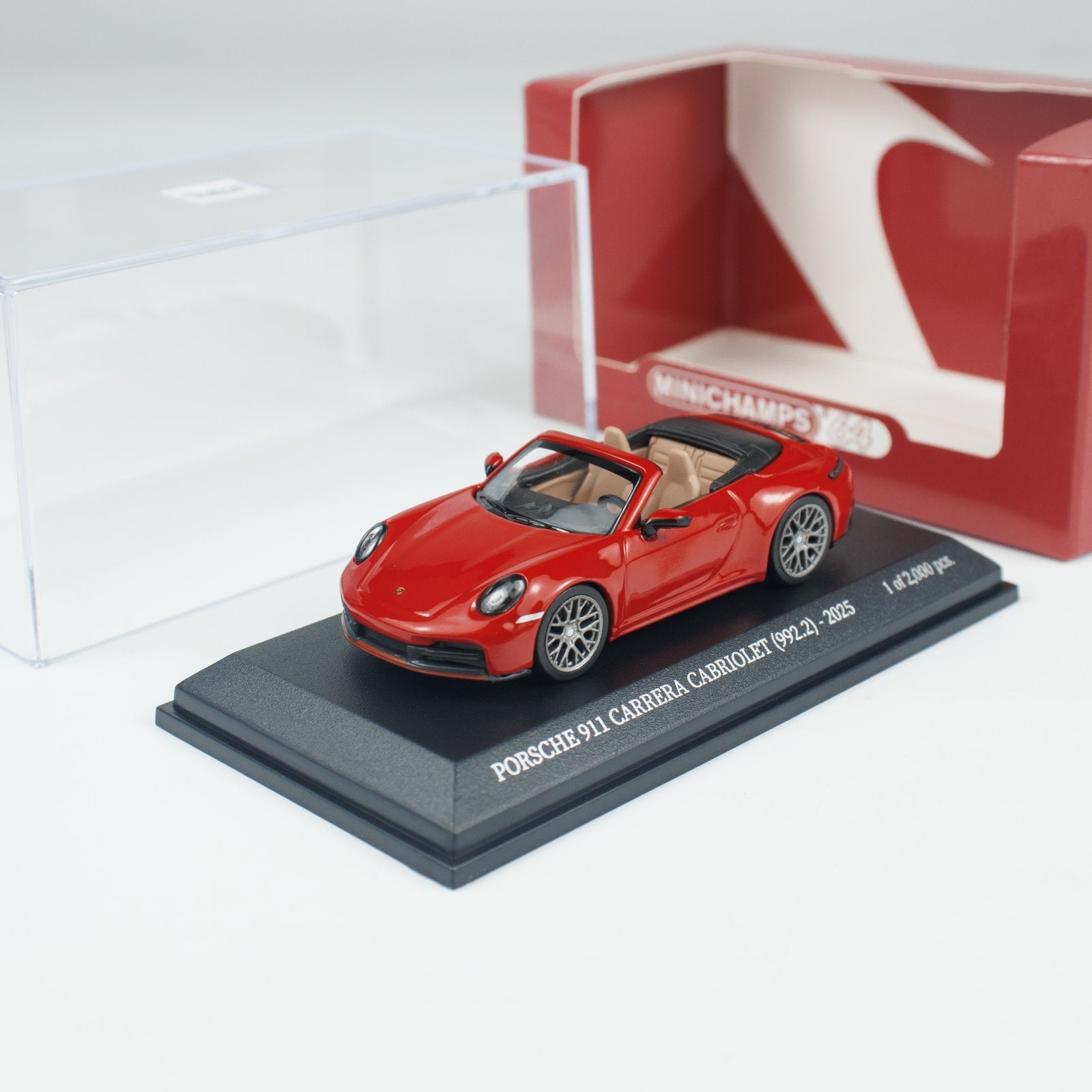 【未使用品】MINICHAMPS PORSCHE 911 CARRERA Preorder] Minichamps 1:64 PORSCHE 911 (992.2) CARRERA CABRIOLET