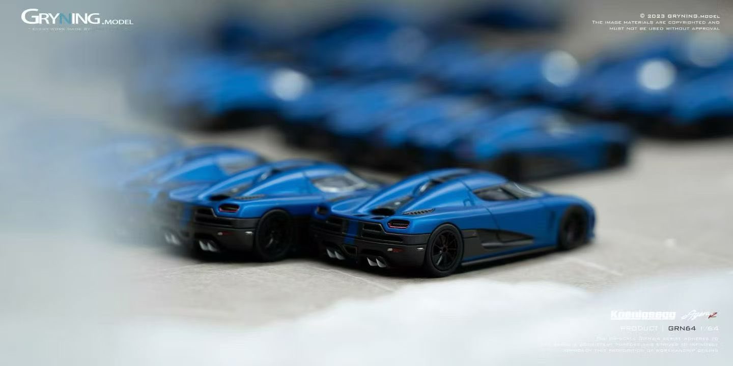 GRYNING Model 1:64 Koenigsegg Agera R (3 Colours) – Horizon Diecast