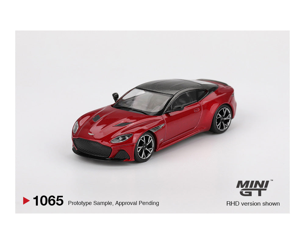 [Preorder] Mini GT 1:64 Aston Martin DBS – Hyper Red MGT01065