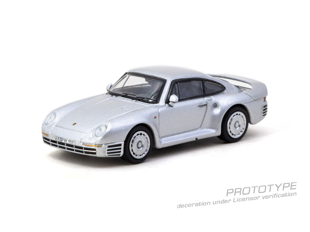 [Preorder] Tarmac Works 1:64 Porsche 959 Silver T64G-068-SL