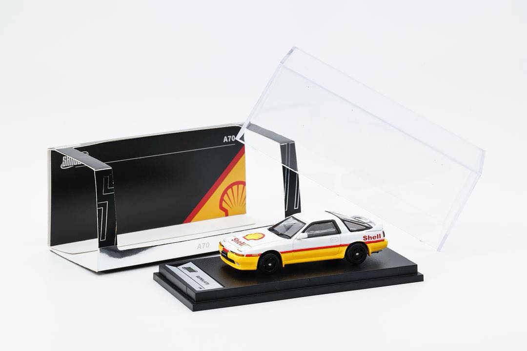 [Preorder] Shadow 1:64 Toyota SUPRA (A7O), RHD, YELLOW+WHITE LL-033-254