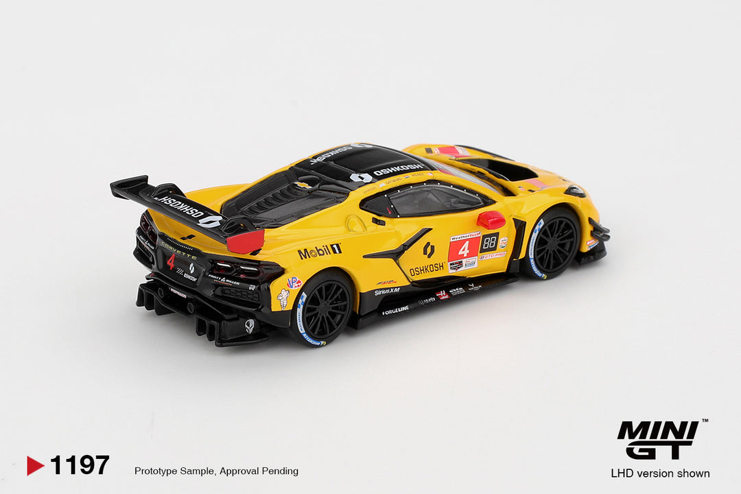 [Preorder] MINIGT 1:64 Chevrolet Corvette Z06 GT3.R #4 Corvette Racing by Pratt Miller Motorsports 2025 IMSA Daytona 24 Hrs MGT01197-BL