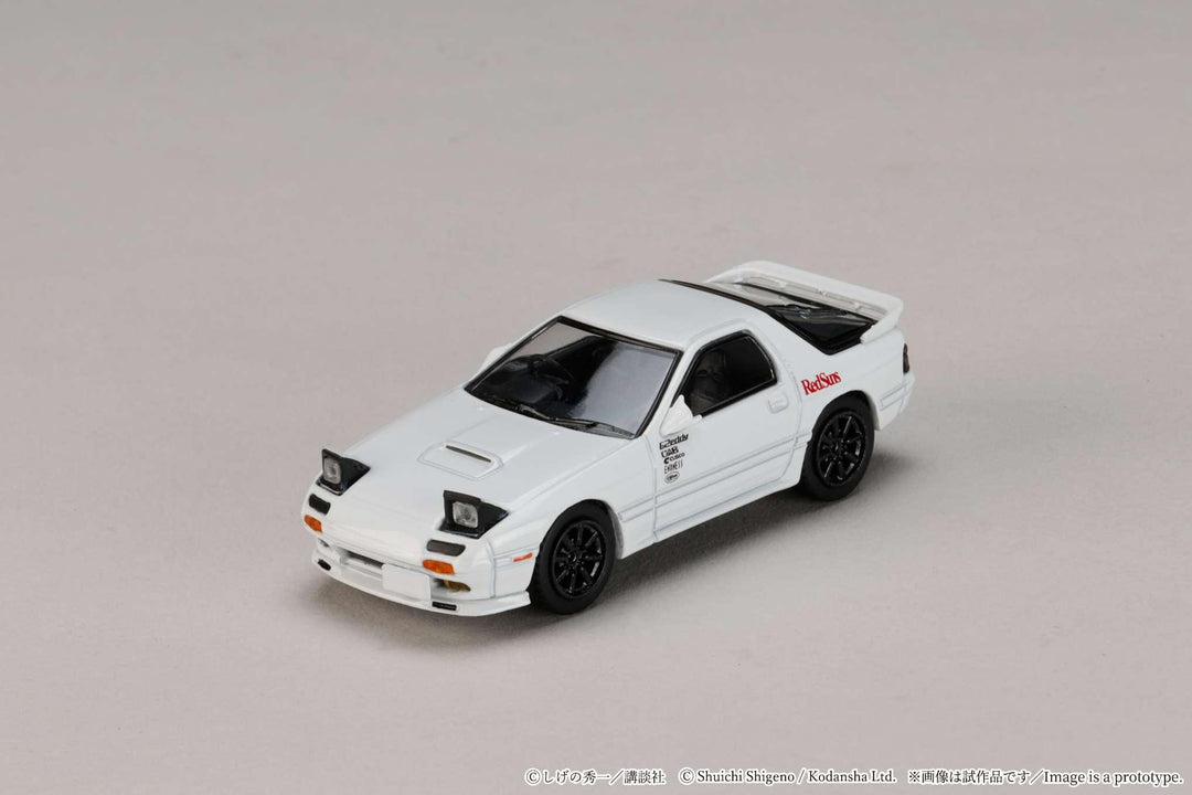 [Preorder] Hobby Japan 1:64 MAZDA RX-7 (FC3S) RedSuns / Initial D  Ryosuke Takahashi VS Kyoichi Sudou HJDMD003B
