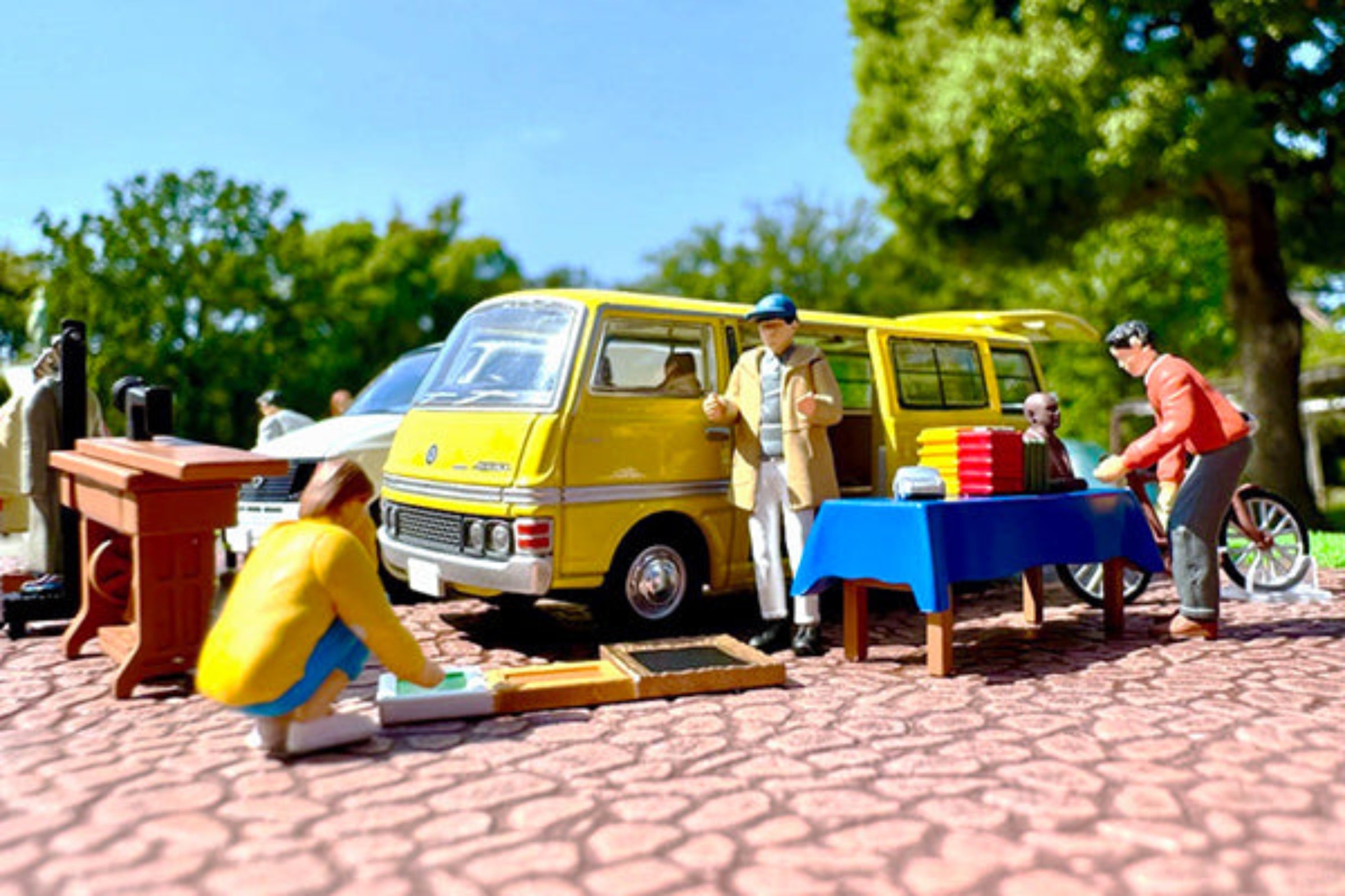 Tomytec TLVN 1:64 Diocolle 64 #CarSnap 25a Flea Market – Horizon
