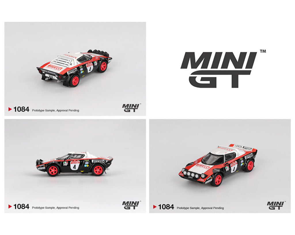 Preorder] Mini GT 1:64 Lancia Stratos HF #4 1978 Rally Sanremo