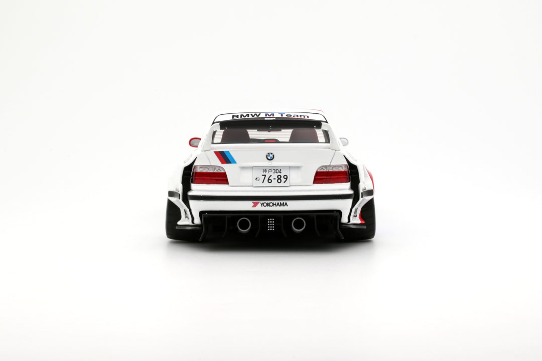 [Preorder] OttO 1:18 BMW E36 KHYZYL SALEEM WHITE 2024 OT1176