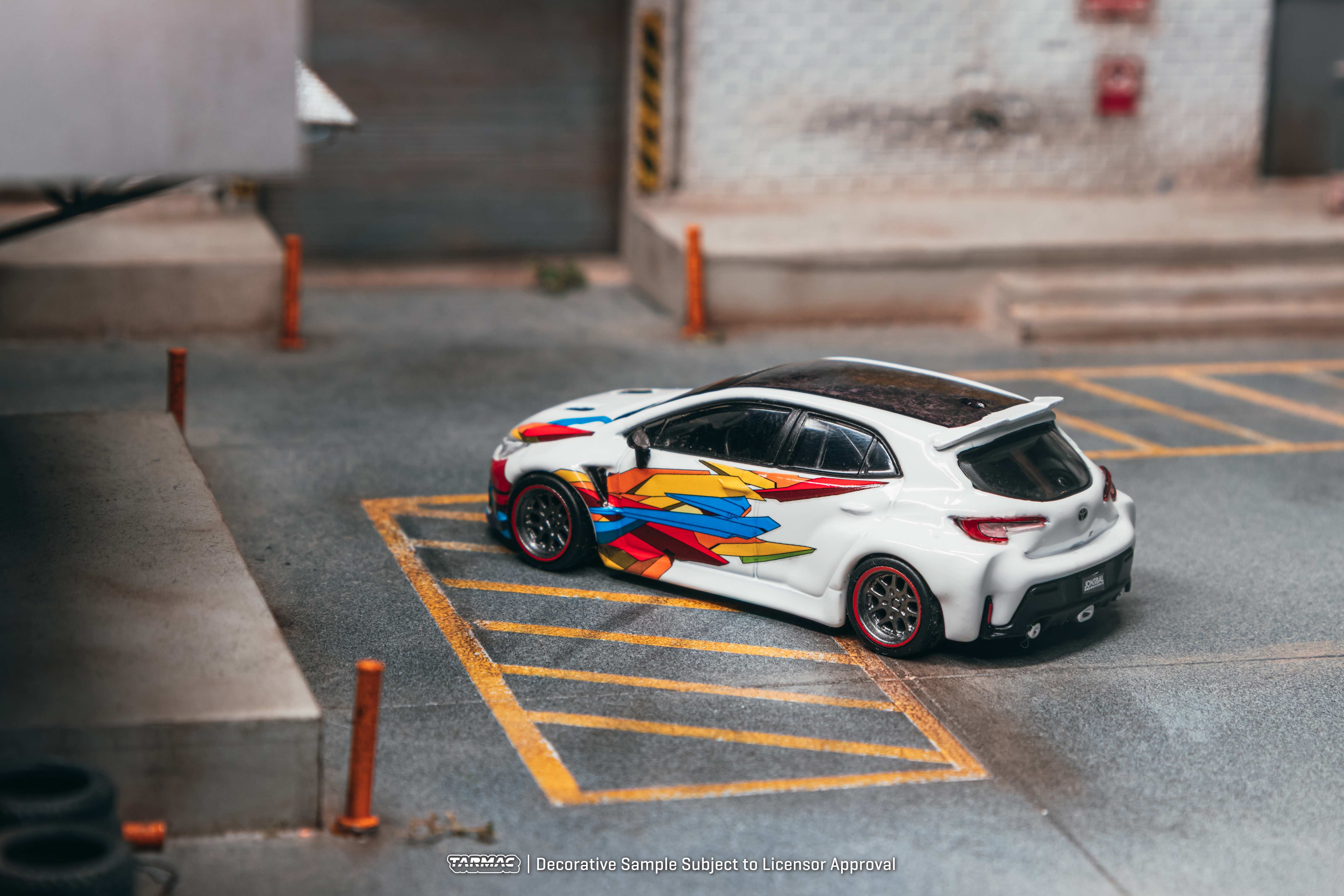 Preorder] Tarmac Works 1:64 Toyota GR Corolla Widebody White T64G