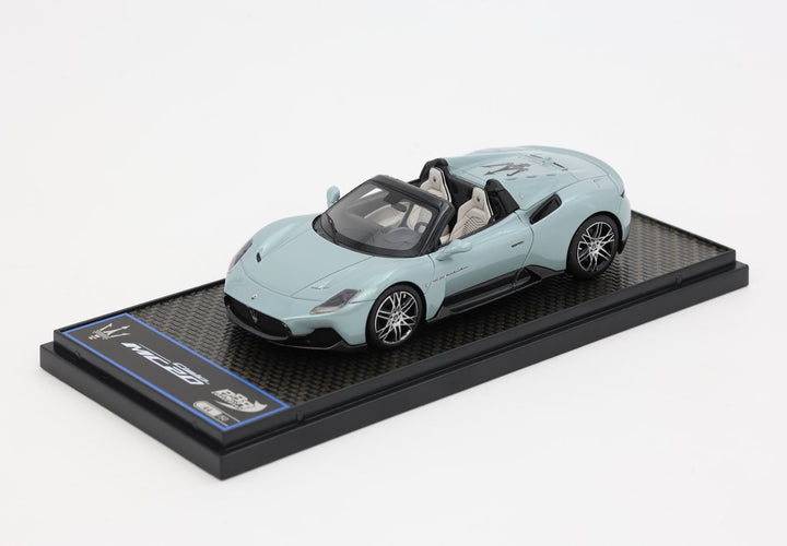 BBR Model 1:43 Maserati MC20 Cielo 2022 nuova versione Acqua Marina BBRC276A