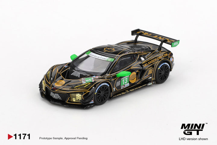 [Preorder] Mini GT 1:64 Chevrolet Corvette Z06 GT3.R #13 AWA 2025 IMSA Daytona 24 Hrs MGT01171-BL