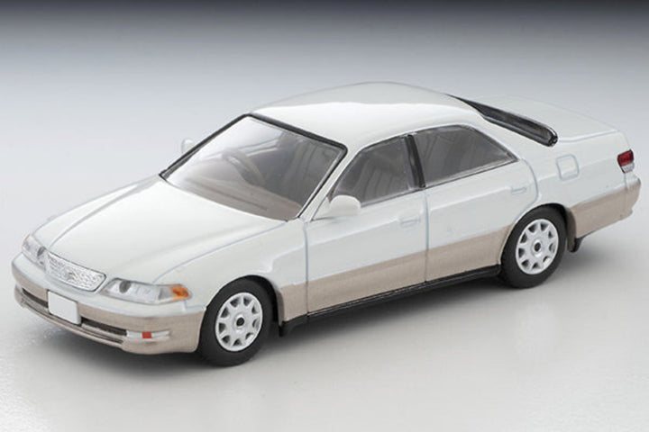 Tomytec TLVN 1:64 Toyota Mark II 2.5 Grande 1998 model (white/gold)