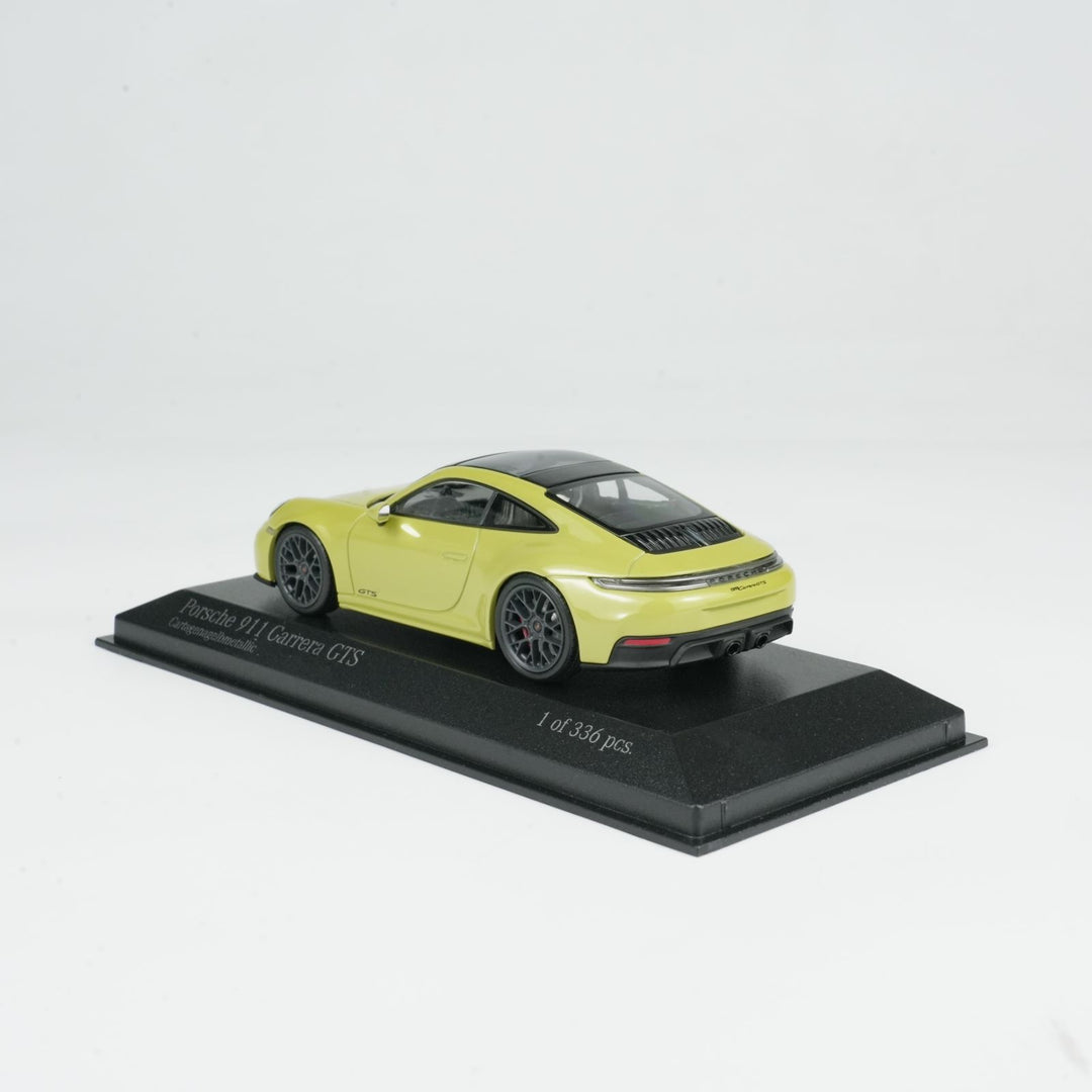 MINICHAMPS 1:43 PORSCHE 911 (992.2) CARRERA GTS 2024-YELLOW METALLIC 410064122