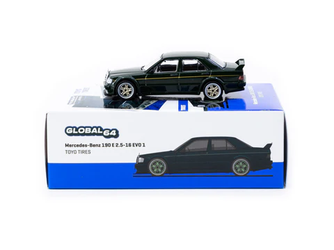 Tarmac Works 1:64 Mercedes-Benz 190 E 2.5-16 EVO 1 TOYO TIRES T64G-057-TOYO