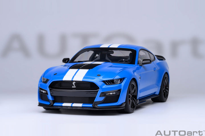 [Preorder] AUTOart 1:18 Ford Mustang Shelby GT500 (Grabber Blue) 73094