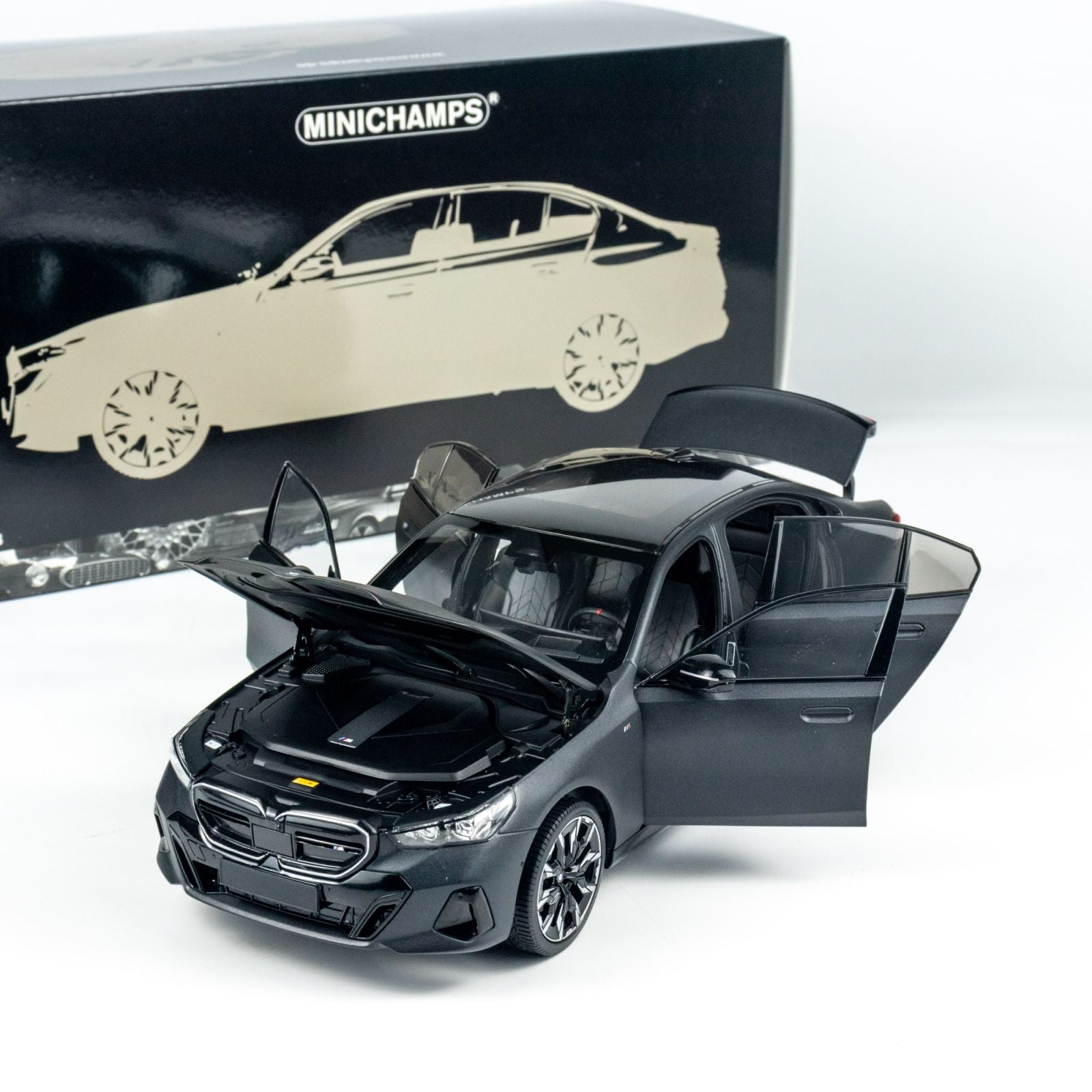 MINICHAMPS 1:18 BMW i5 - 2023 - Gray METALLIC 110023401 – Horizon