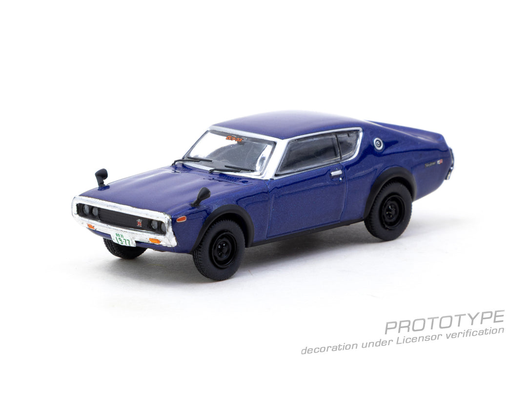 [Preorder] Tarmac Works J collection 1:64 Nissan Skyline 2000GT-R KPGC110 Blue Metallic JC64-010-BL