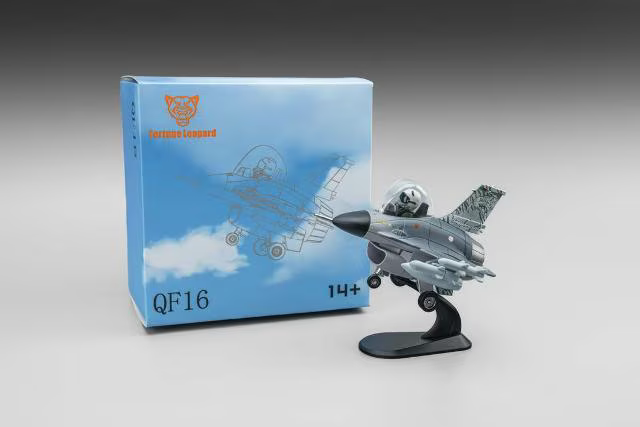 Fortune Leopard 1:64 Fighter Jet Q version QF16 (2 Versions) FQ16001/FQ16002