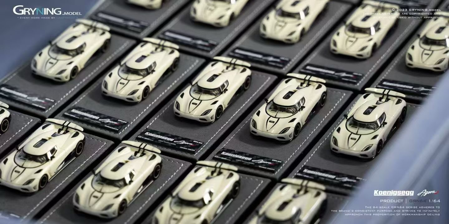 GRYNING Model 1:64 Koenigsegg Agera R (3 Colours) – Horizon Diecast