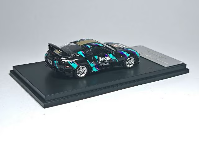 Model Collect 1:64 1994 Toyota Supra JZA80 Black HKS Livery MC640020D