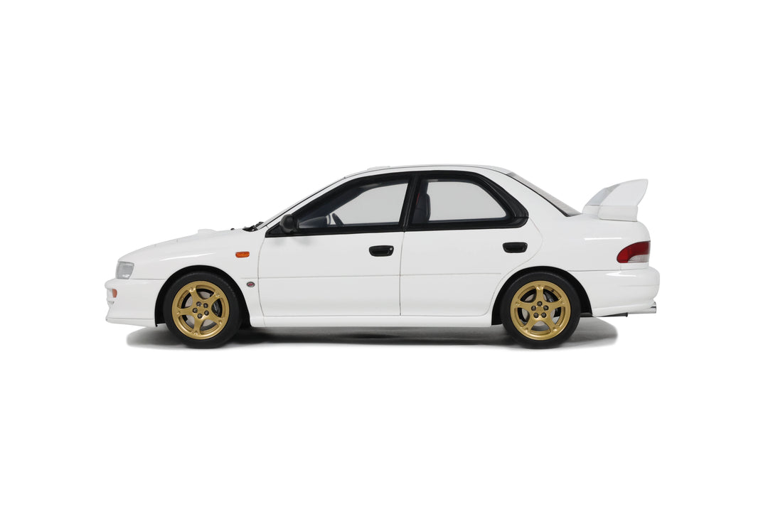 OttO 1:18 SUBARU IMPREZA WRX TYPE RA STI PURE WHITE 2000 OT490