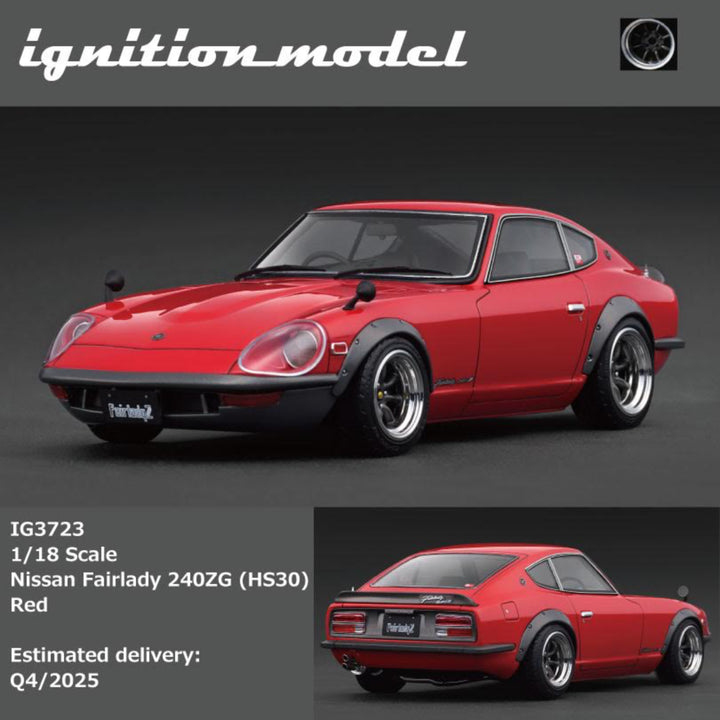 [Preorder] Ignition Model 1:18 Nissan Fairlady 240ZG (HS30) Red IG3723
