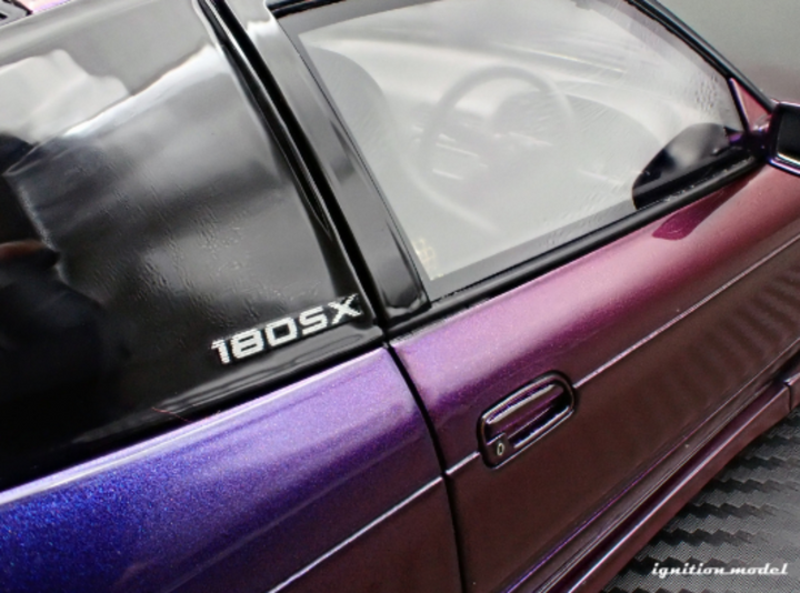 Ignition Model 1:18 Nissan 180SX TYPE X (RPS13)  Purple Metallic IG3762