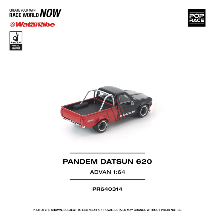 [Preorder] POPRACE 1:64 PANDEM DATSUN 620 ADVAN  PR640314