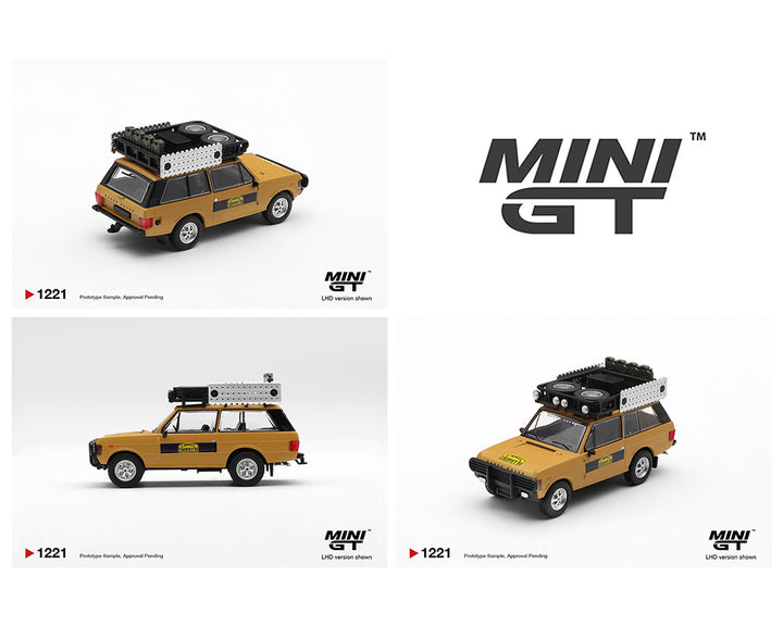 [Preorder] Mini GT 1:64 Range Rover 1981 Camel Trophy Sumatra K. Stoppa & A. Valldorf MGT01221-BL