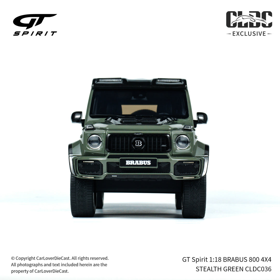 [Preorder] GT Spirit 1:18 BRABUS 800 4X4 STEALTH GREEN CLDC036