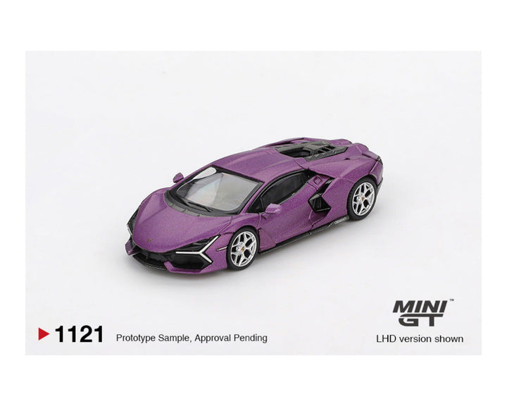 [Preorder] MINIGT 1:64 Lamborghini Revuelto Viola 30th – Matte Purple – Mijo Exclusives MGT01121-BL