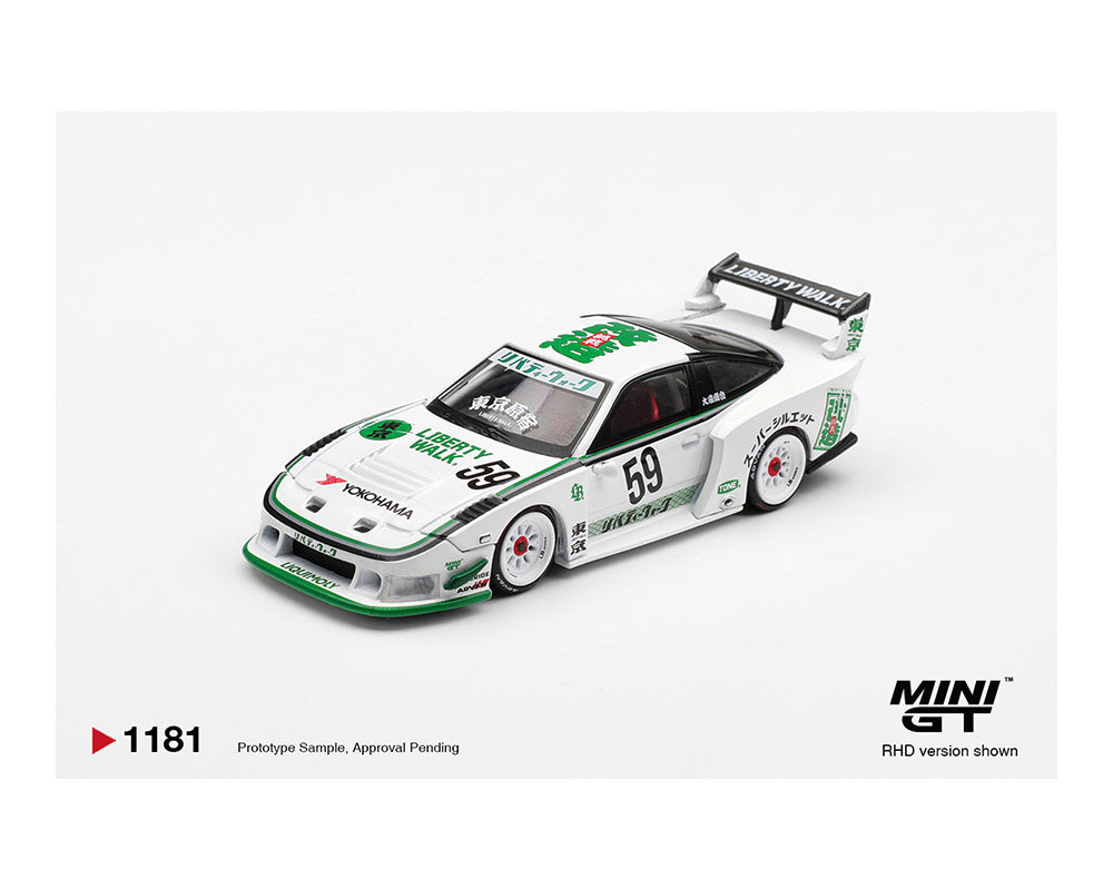 Preorder] Mini GT 1:64 Nissan LB-Silhouette 180SX – White MGT01181