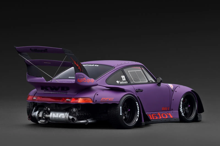 [Preorder] Ignition Model 1:18 Porsche RWB 993 Matte Purple IG4035