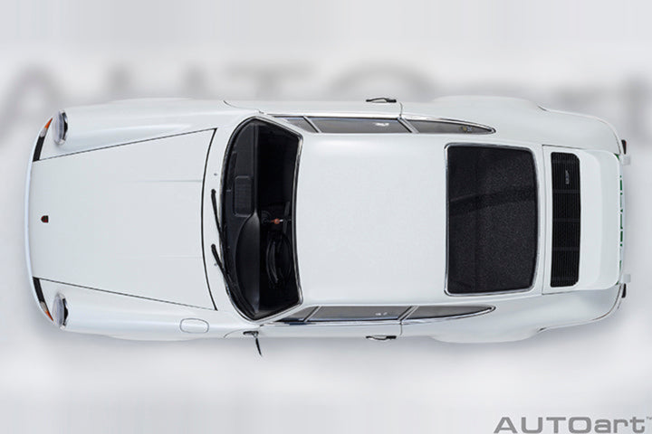 AUTOart 1:18 Porsche 911 Carrera 2.7 RS Grand Prix White / Green Stripes 78031