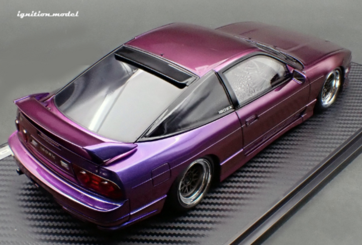 Ignition Model 1:18 Nissan 180SX TYPE X (RPS13)  Purple Metallic IG3762