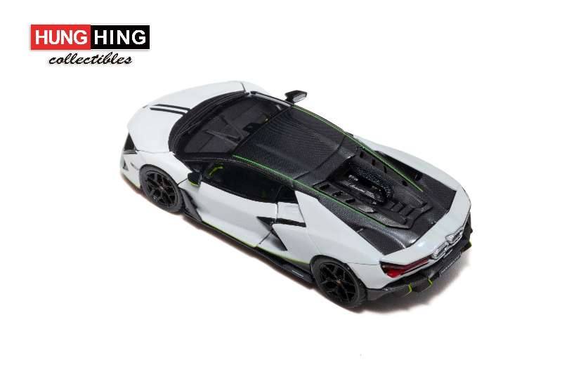 HungHing Toys 1:64 Lamborghini Revuelto White HS006-05